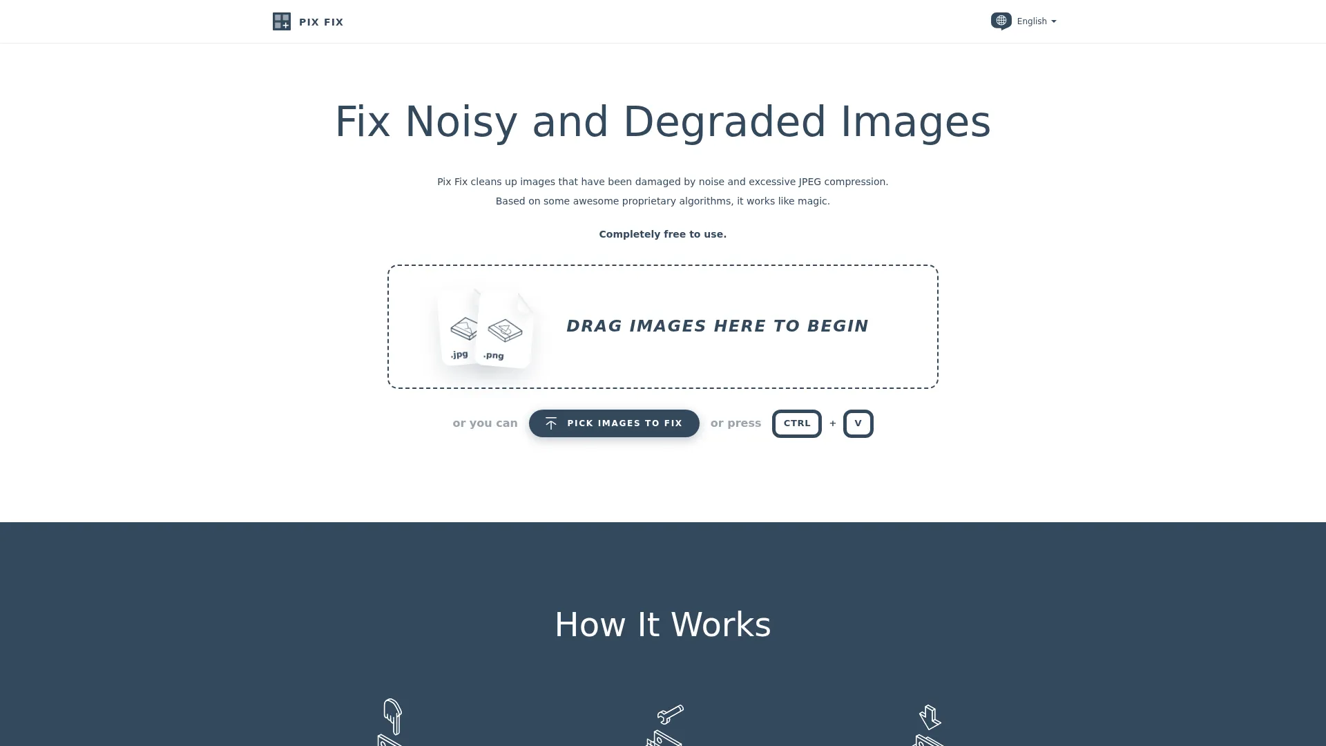Fix Noisy and Degraded Images - Pix Fix screenshot