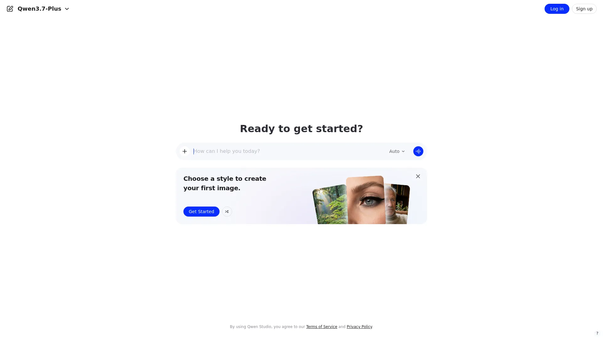 Qwen Studio screenshot