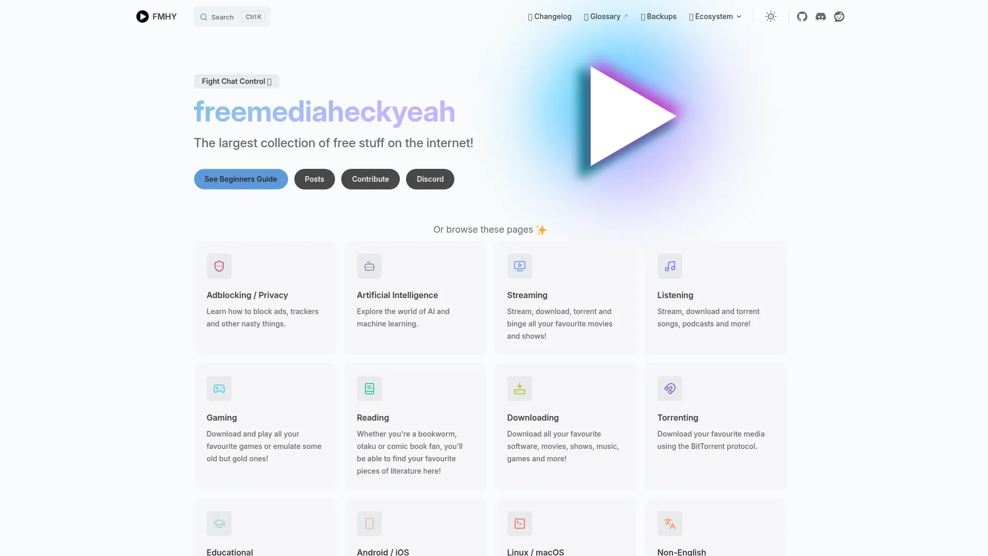 Welcome • freemediaheckyeah screenshot