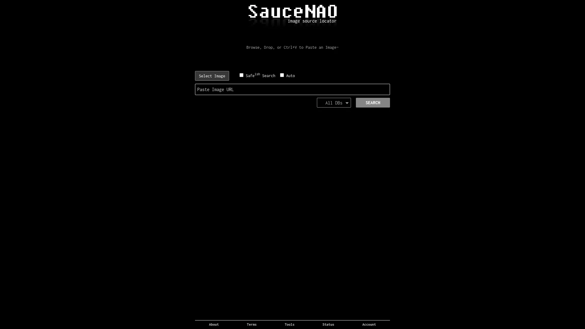 SauceNAO Reverse Image Search screenshot