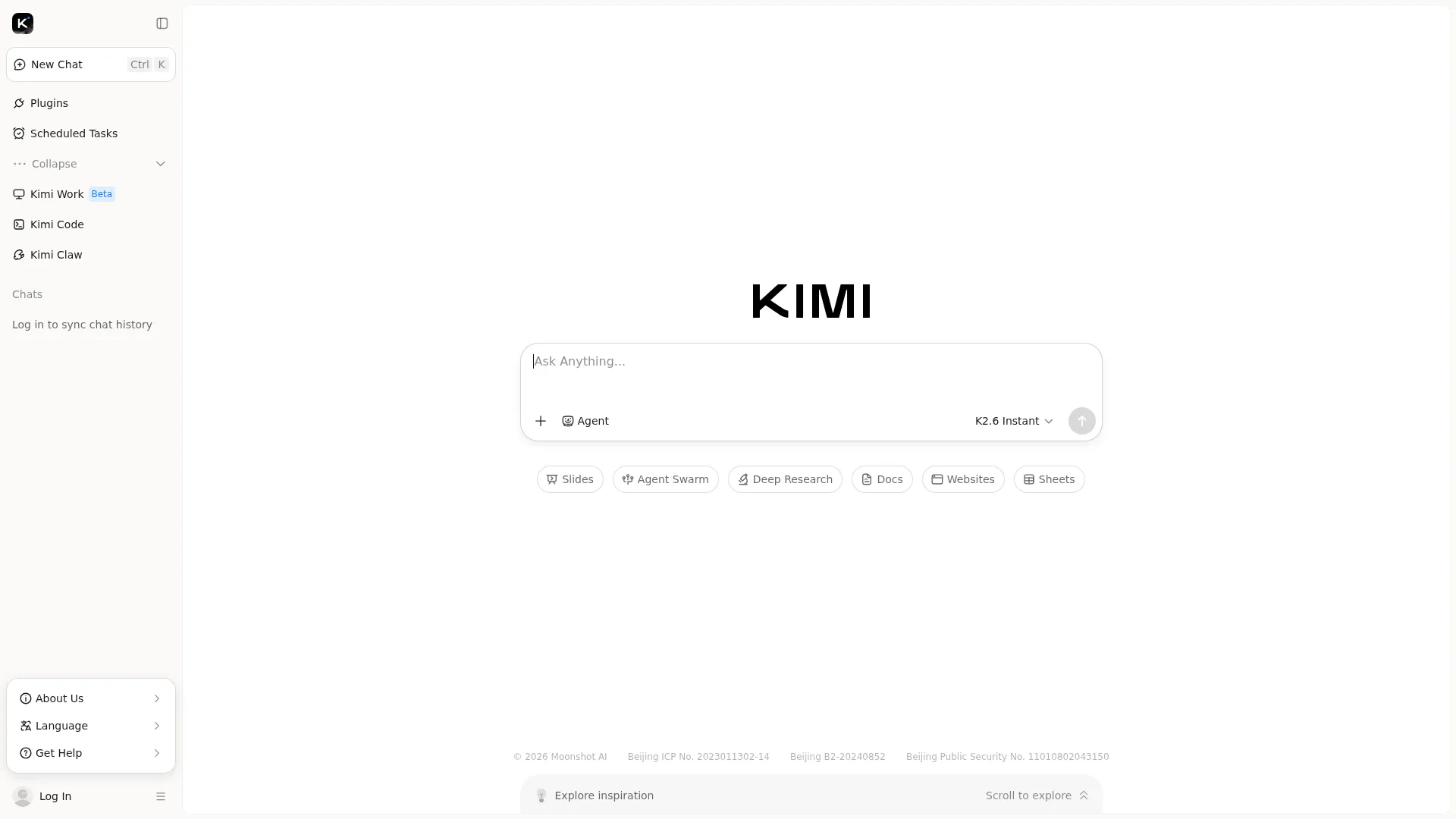 Kimi AI 官网 - K3 上线，专为智能体编程与知识工作打造 screenshot