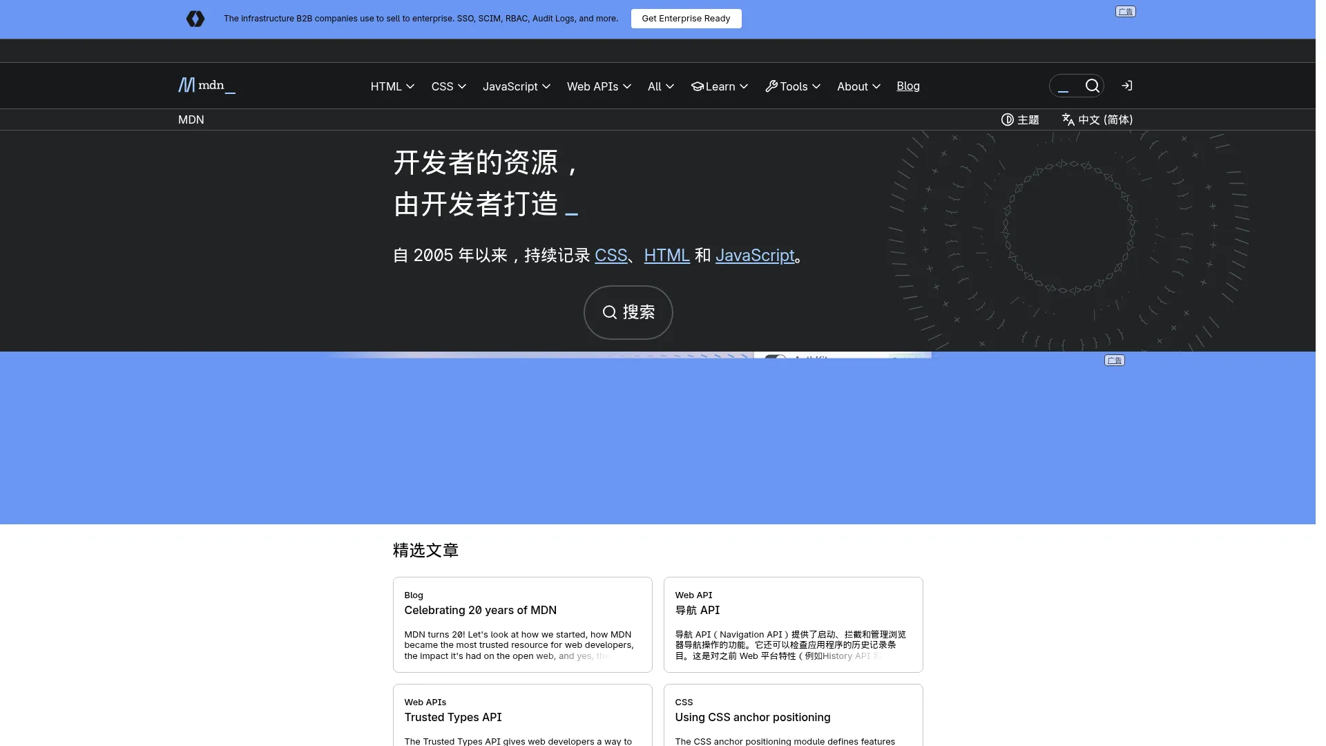 MDN Web Docs screenshot