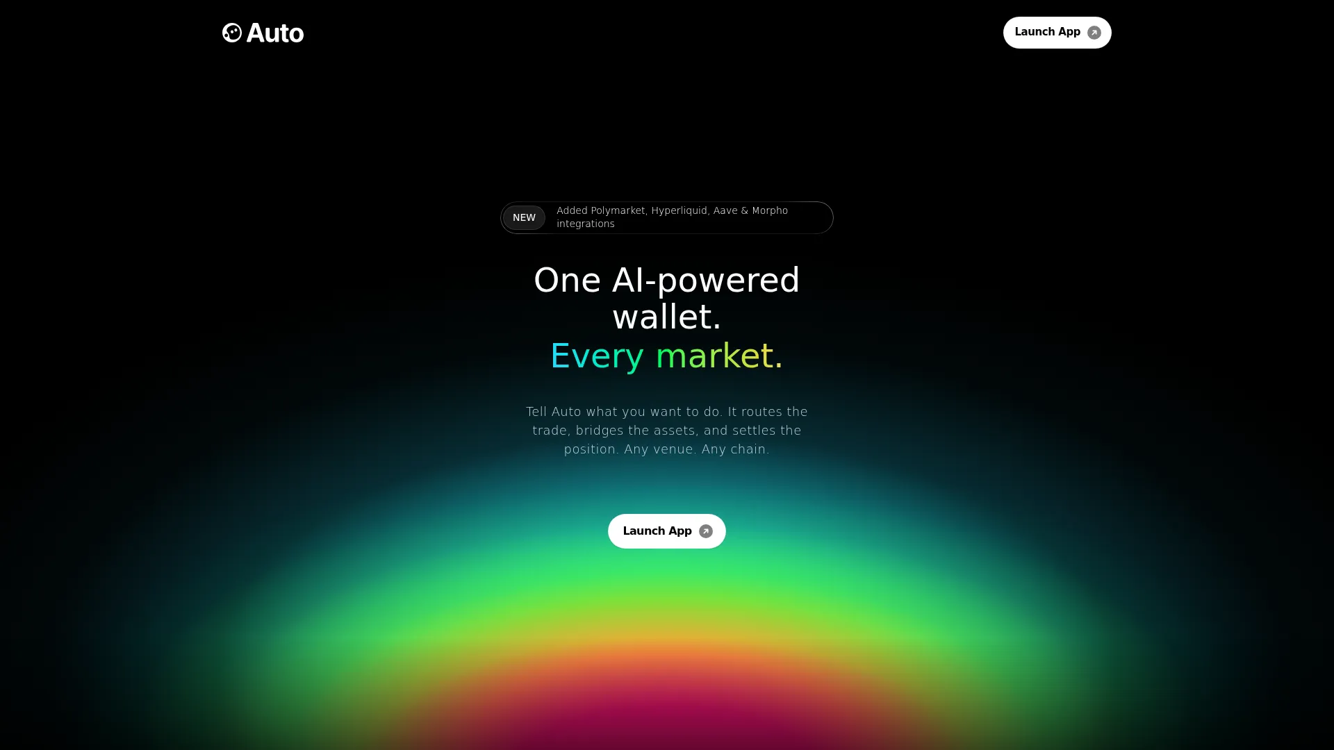 AUTO - DeFi Trading Agent screenshot
