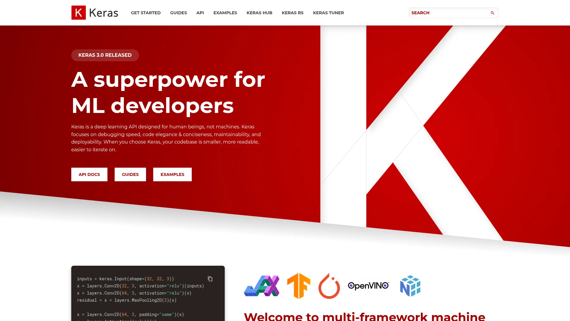 Keras: Deep Learning for humans screenshot