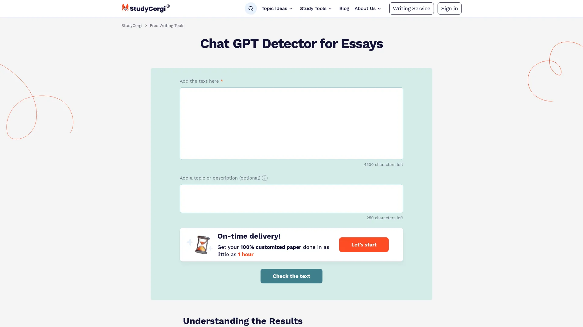 ChatGPT Detector for Essay Writing - Free and Accurate screenshot