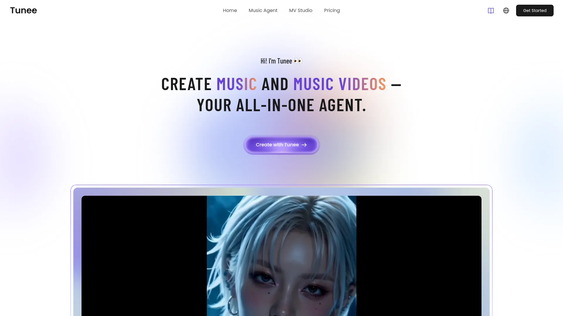 Next-Gen AI Music Agent | Tunee screenshot