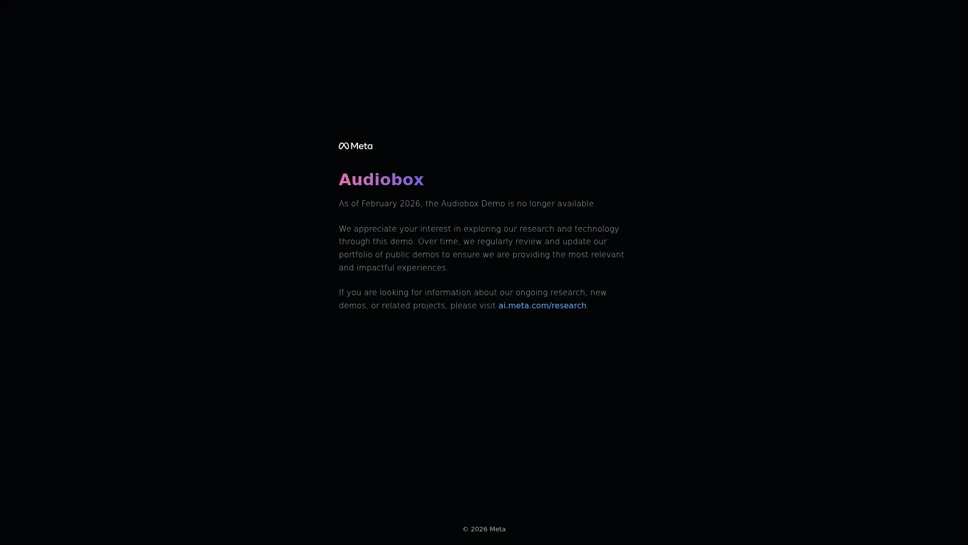 Audiobox screenshot