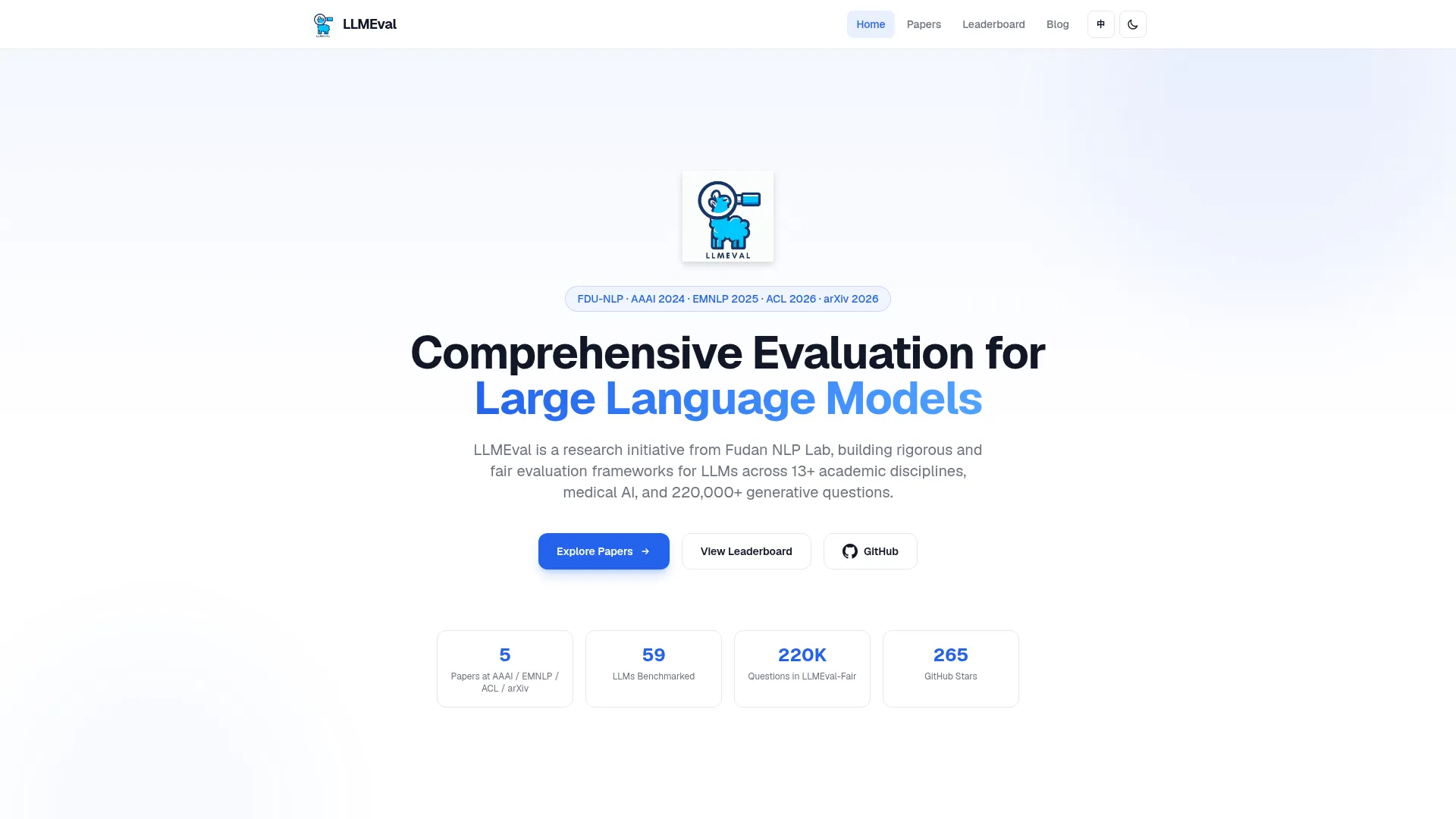 LLMEval — Comprehensive LLM Evaluation screenshot