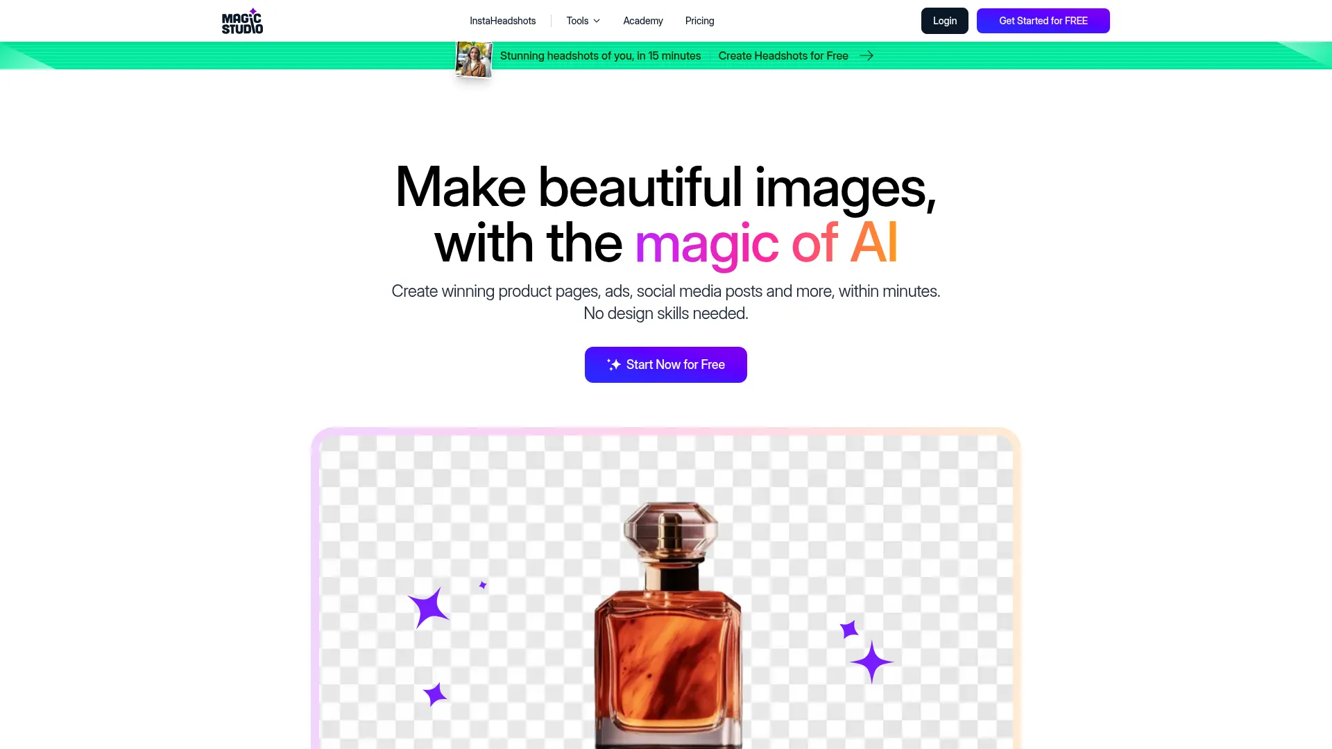 Magic Studio：利用 AI 制作精美图像 screenshot