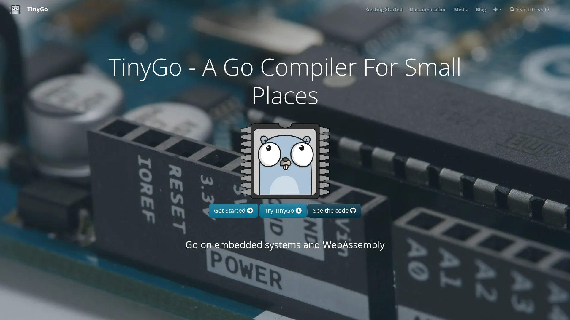 TinyGo screenshot