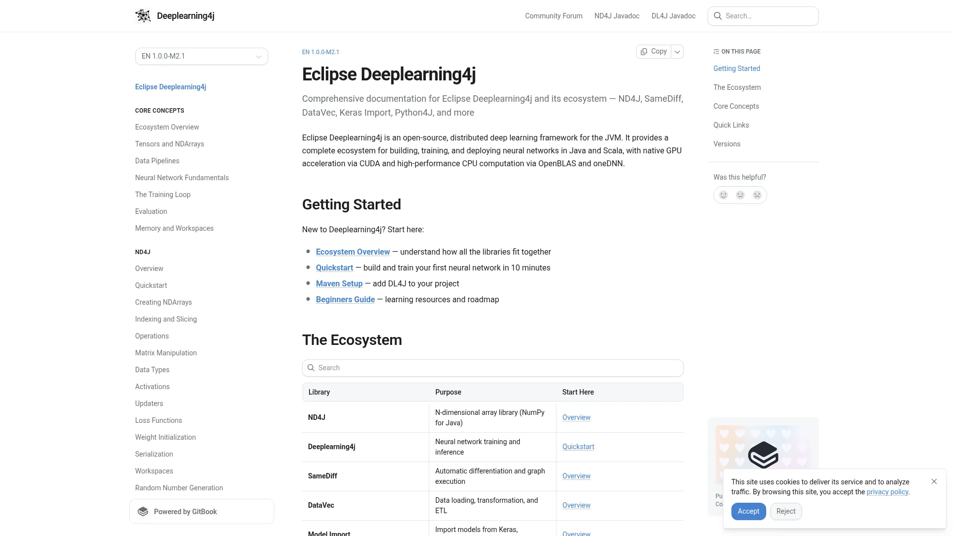 Eclipse Deeplearning4j | Deeplearning4j screenshot