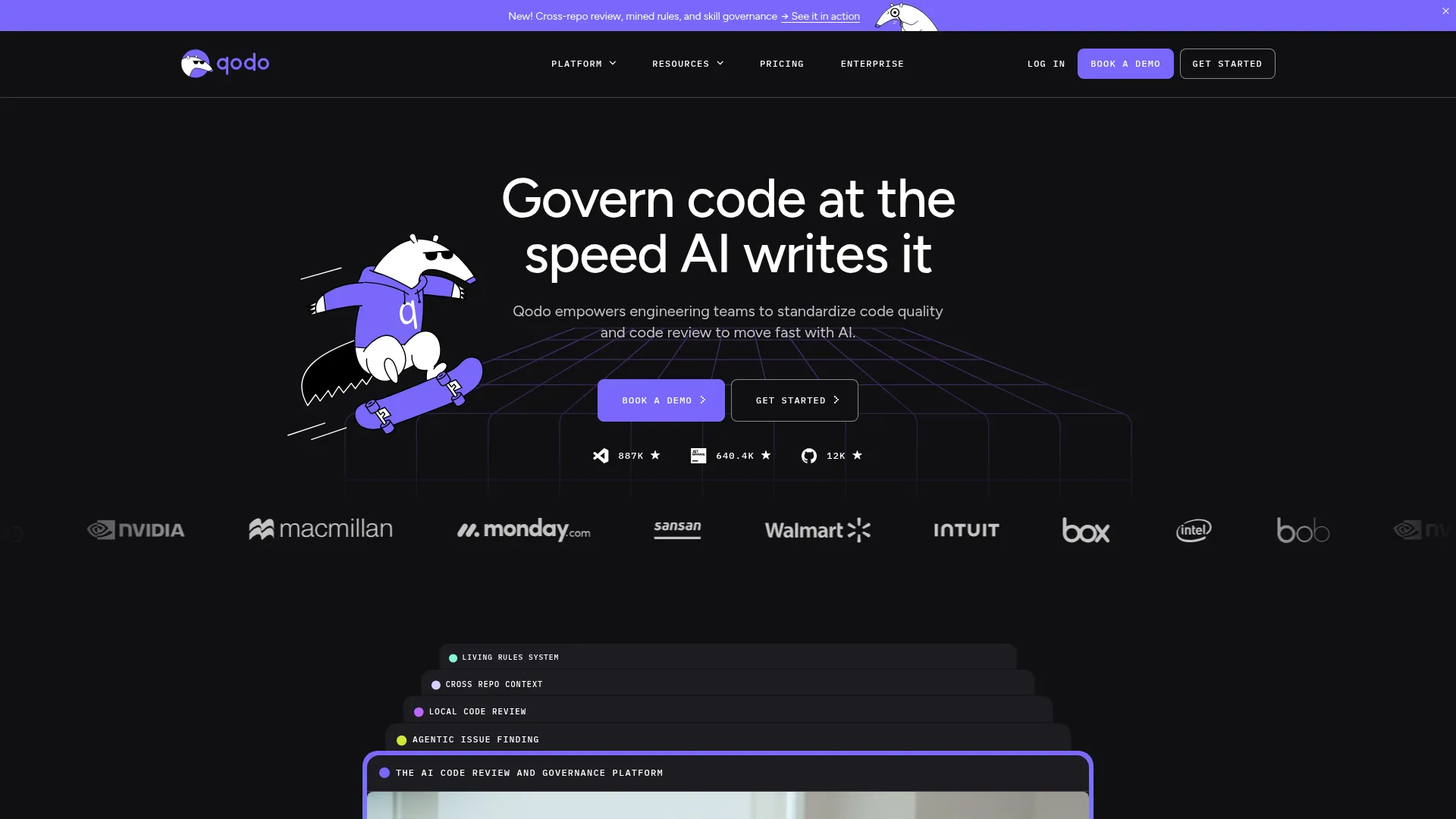 AI Code Review – Qodo: Deploy with confidence screenshot