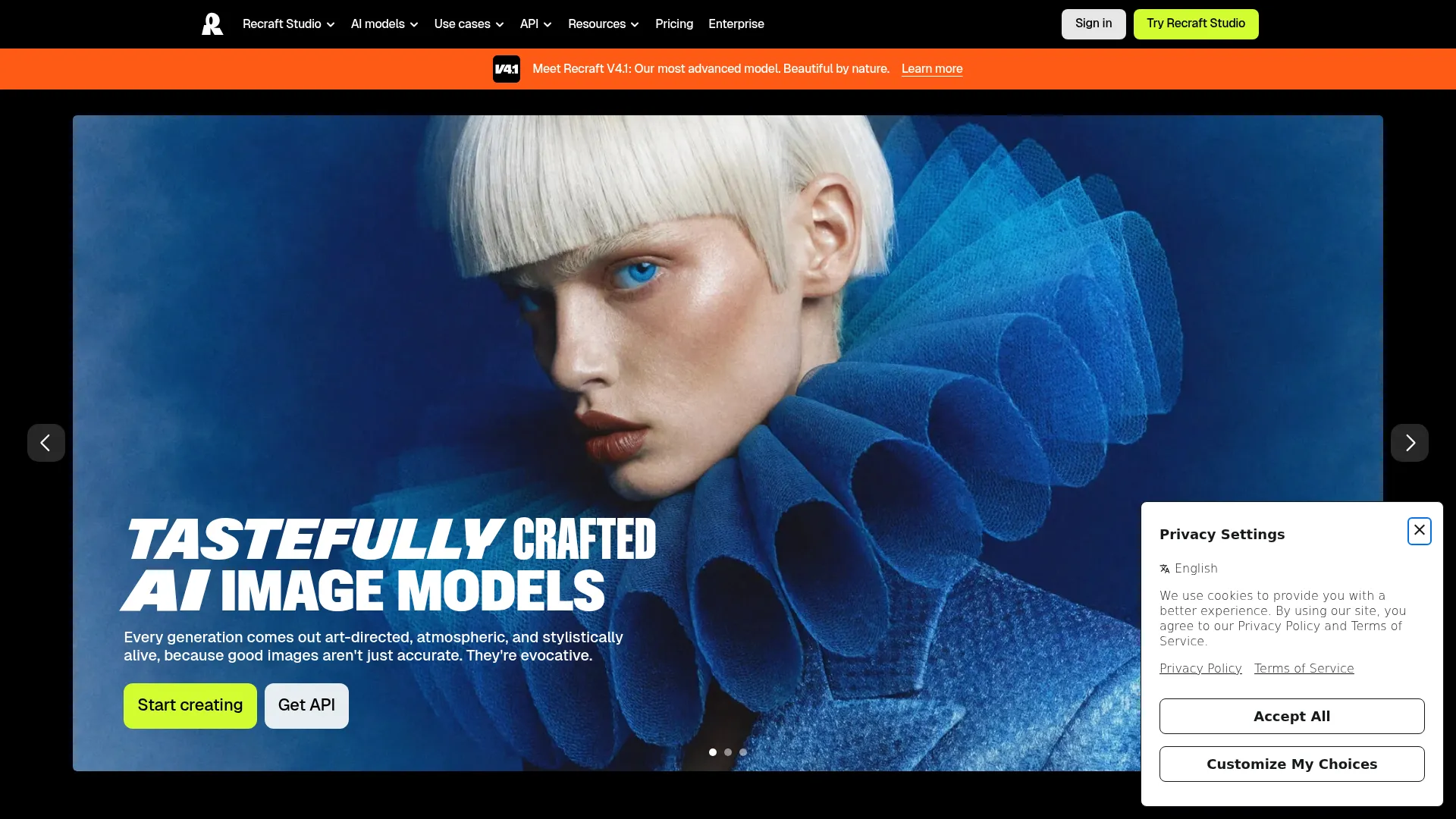 Recraft | AI for designers, creatives, sellers, and teams screenshot