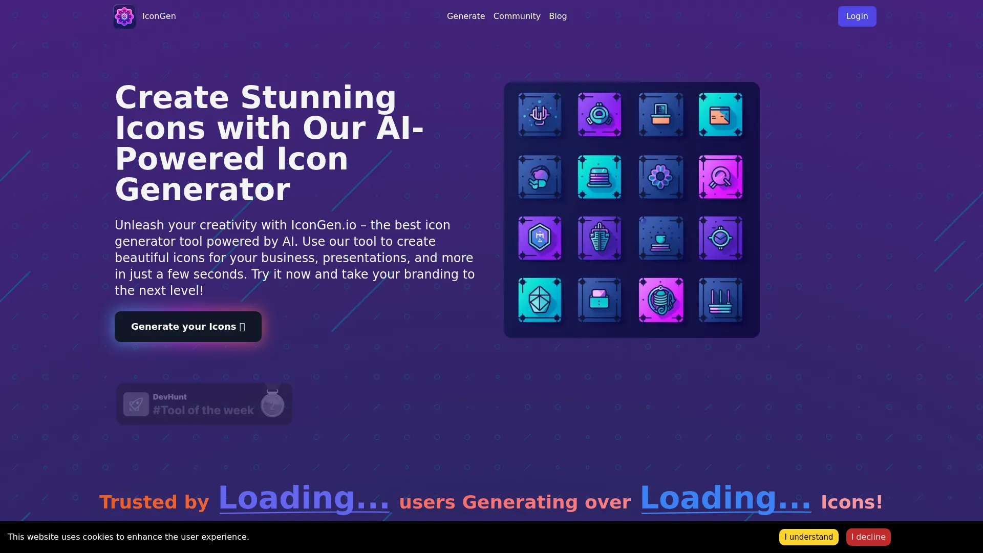 Icongen.io - Your Icon app design generator screenshot