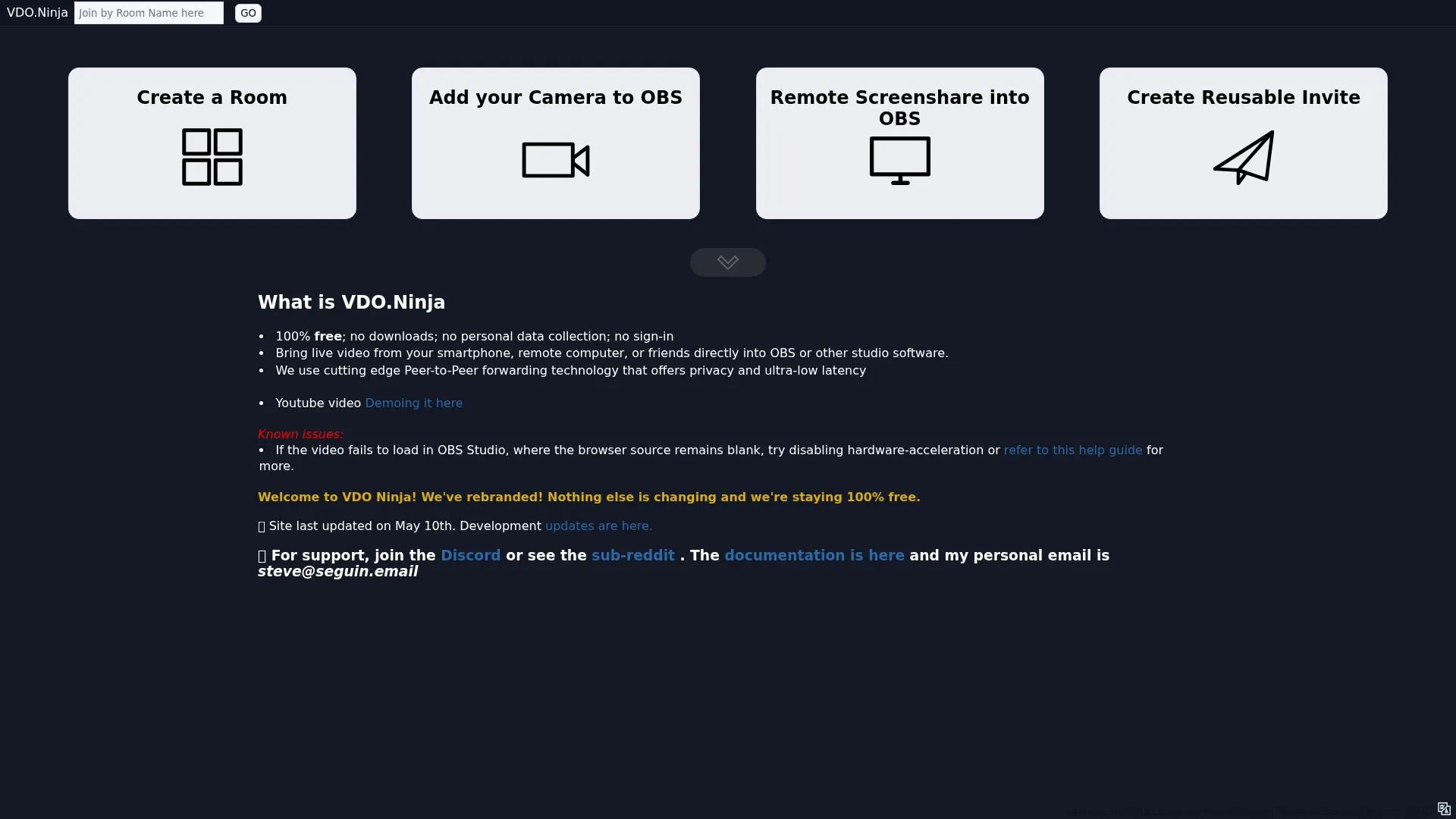 VDO.Ninja screenshot