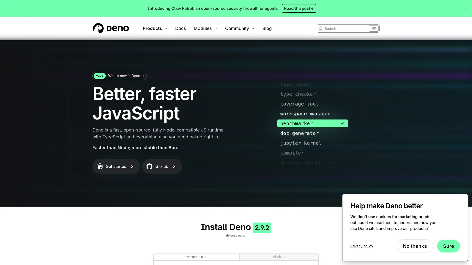 Deno screenshot