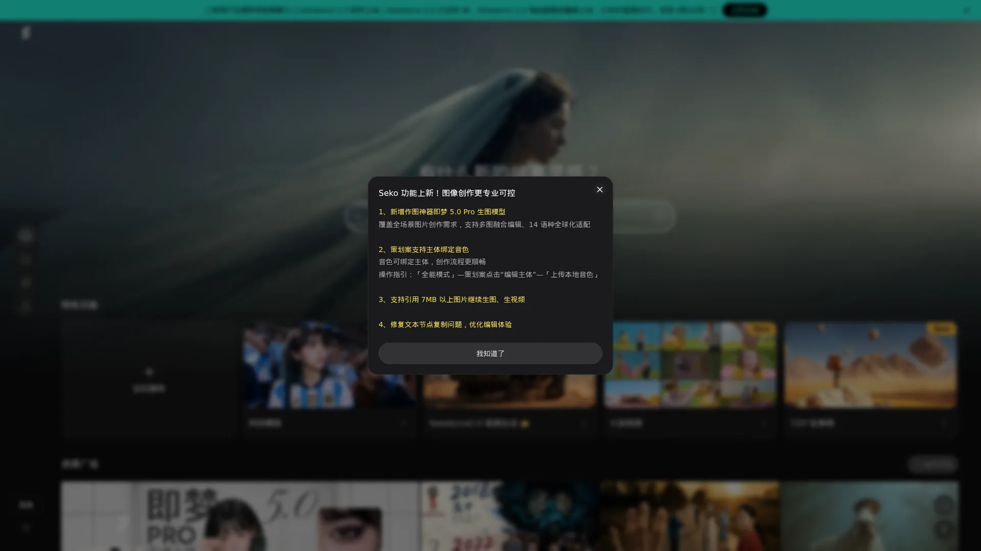 Seko - World Class AI Video Generation Platform screenshot