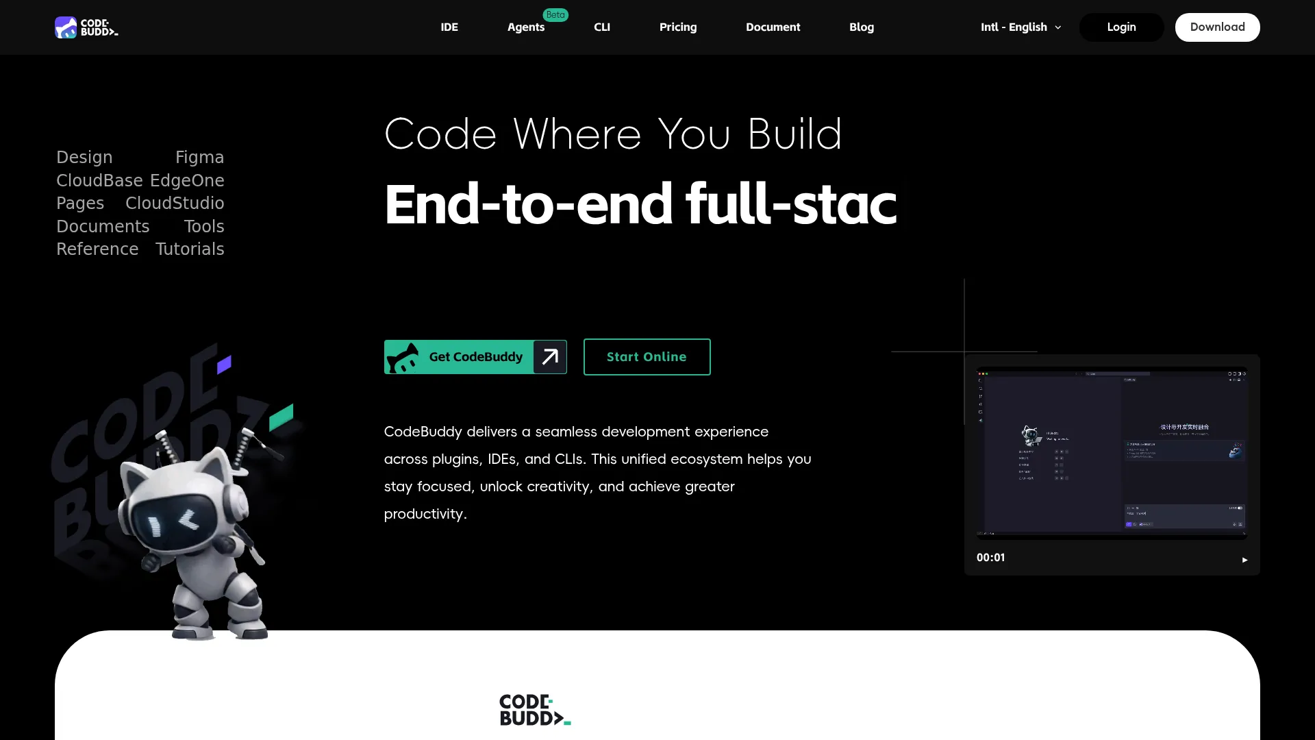 Tencent Cloud Code Assistant CodeBuddy – AI Code Editor screenshot