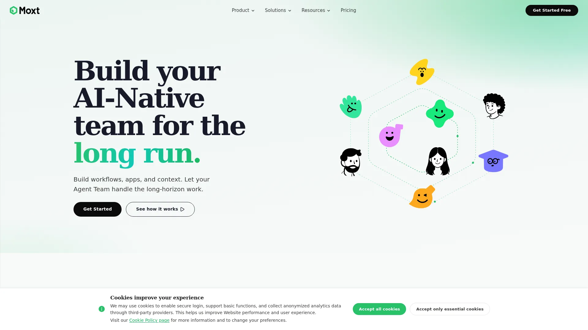 Moxt | Build Your AI Native Team screenshot