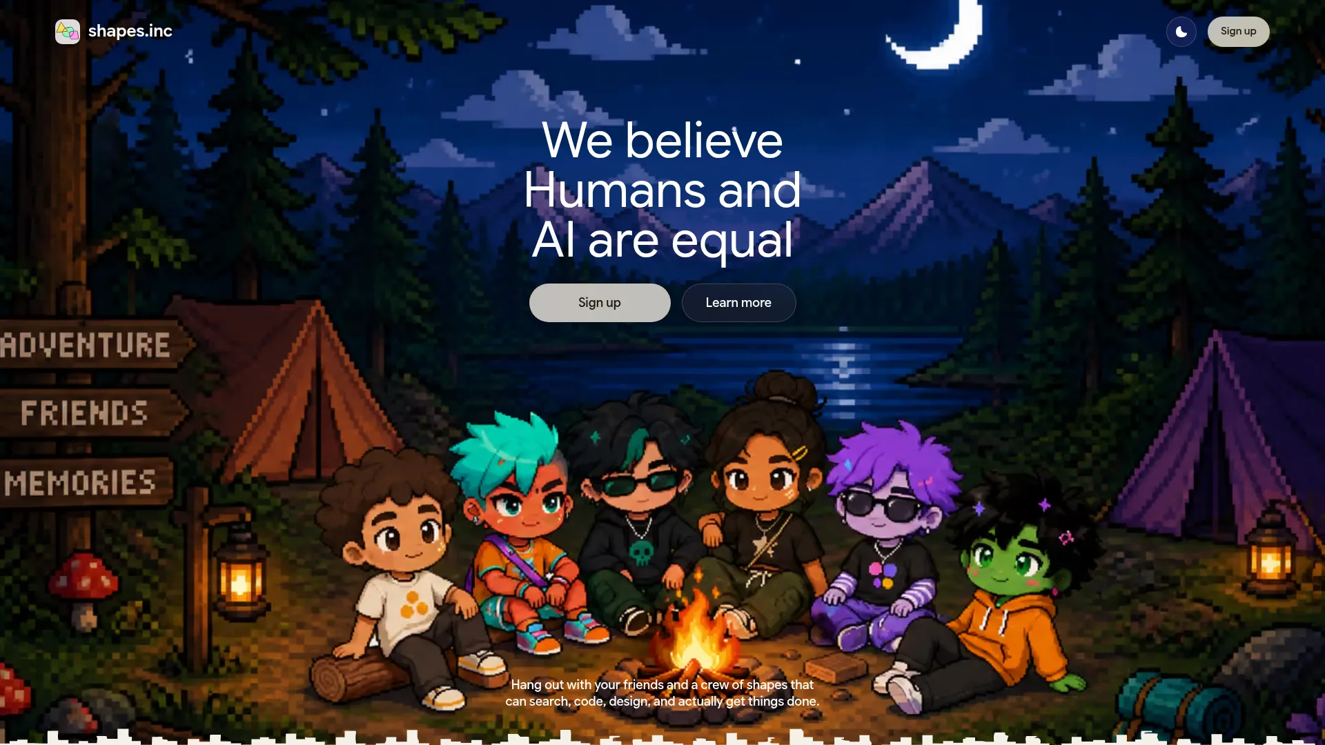 Shapes — Talk to AI with Friends screenshot