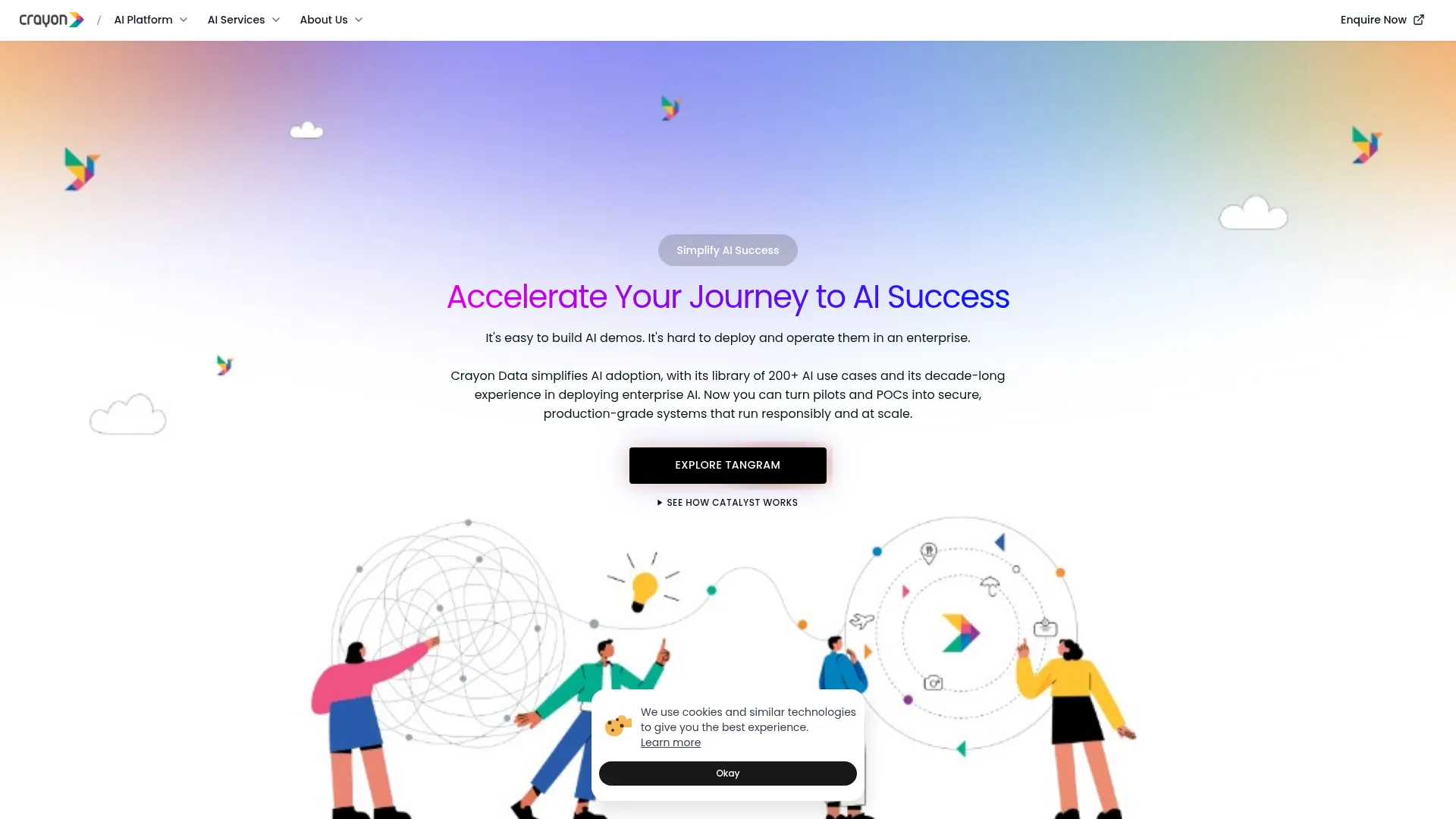 AI-led revenue acceleration platform for enterprises screenshot