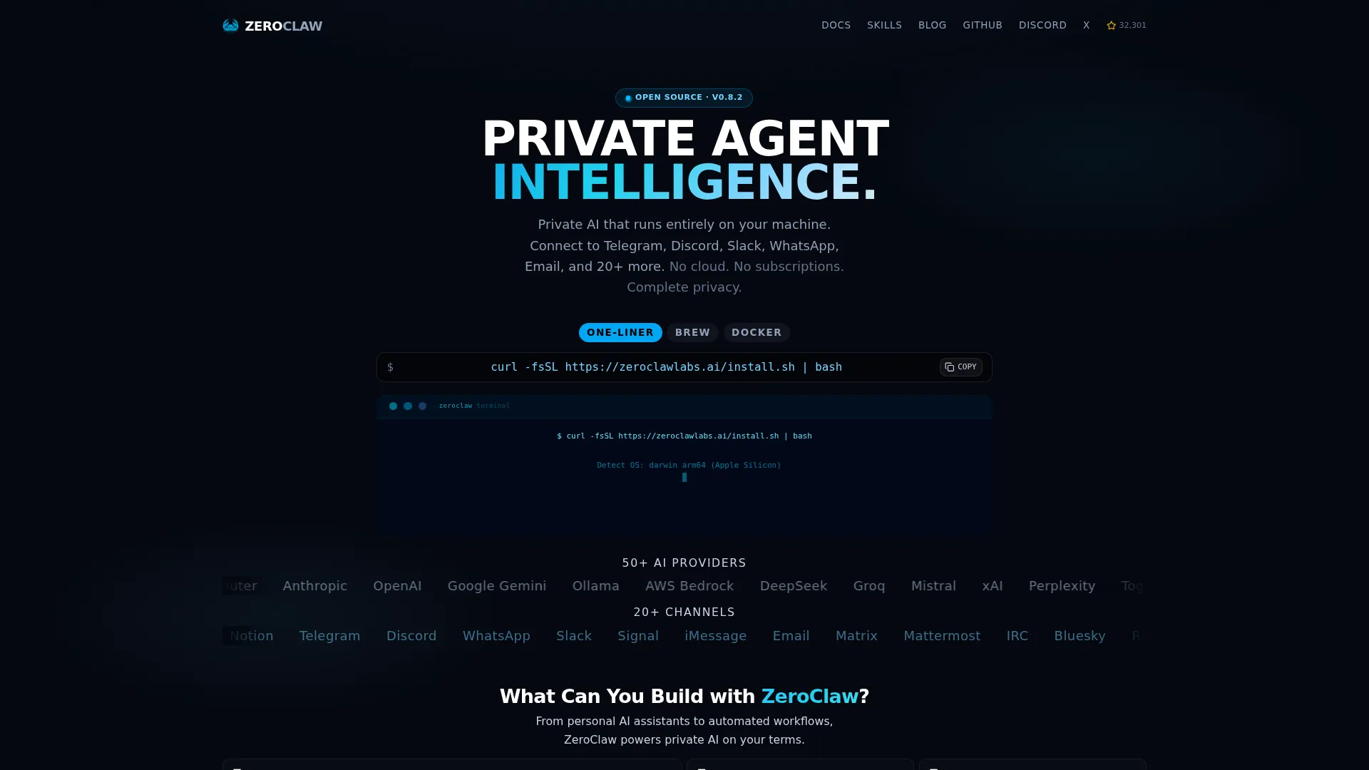 ZeroClaw — Private AI Assistant | Local, Secure screenshot