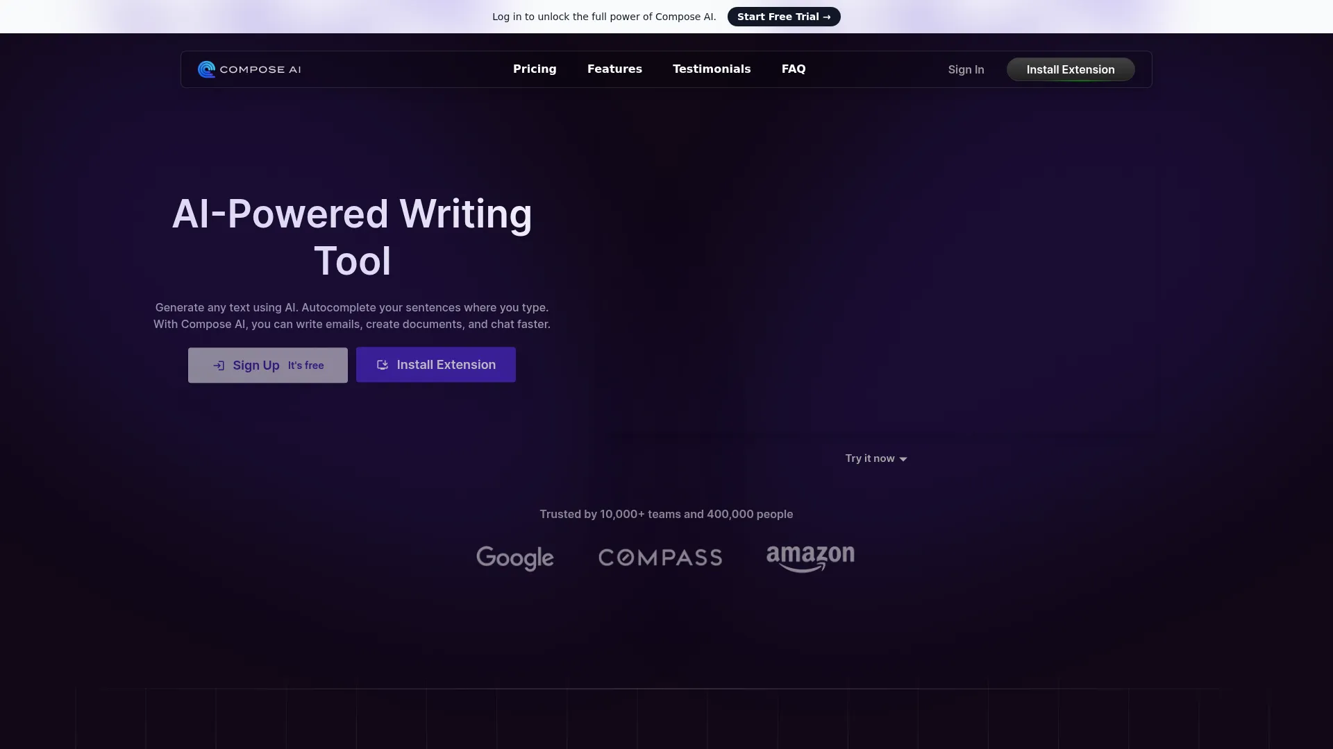 Compose AI: Automated Your Writing screenshot