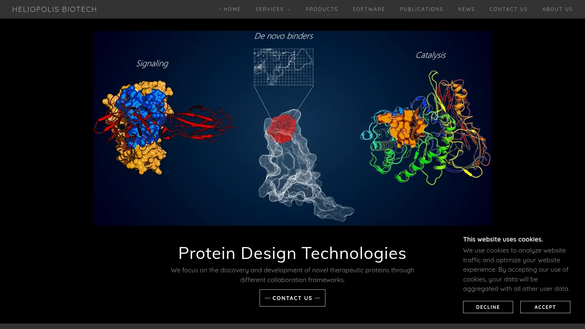HELIOPOLIS BIOTECH - Protein Design, Antibody Design screenshot
