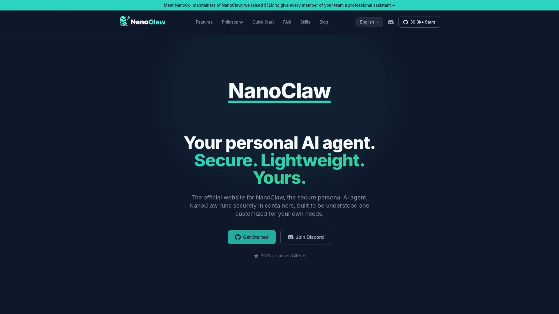 NanoClaw - Secure AI Agent for WhatsApp, Telegram & More screenshot
