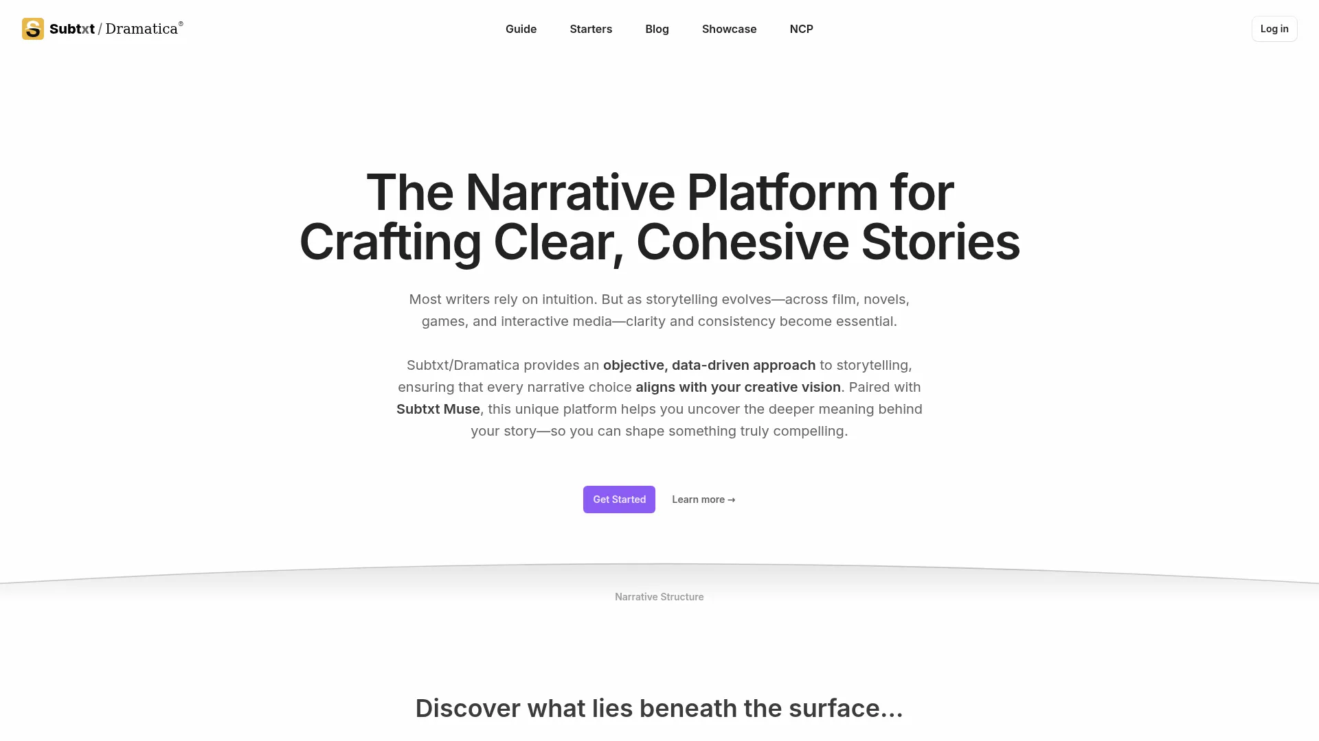 Subtxt with Muse - Write the future of storytelling screenshot