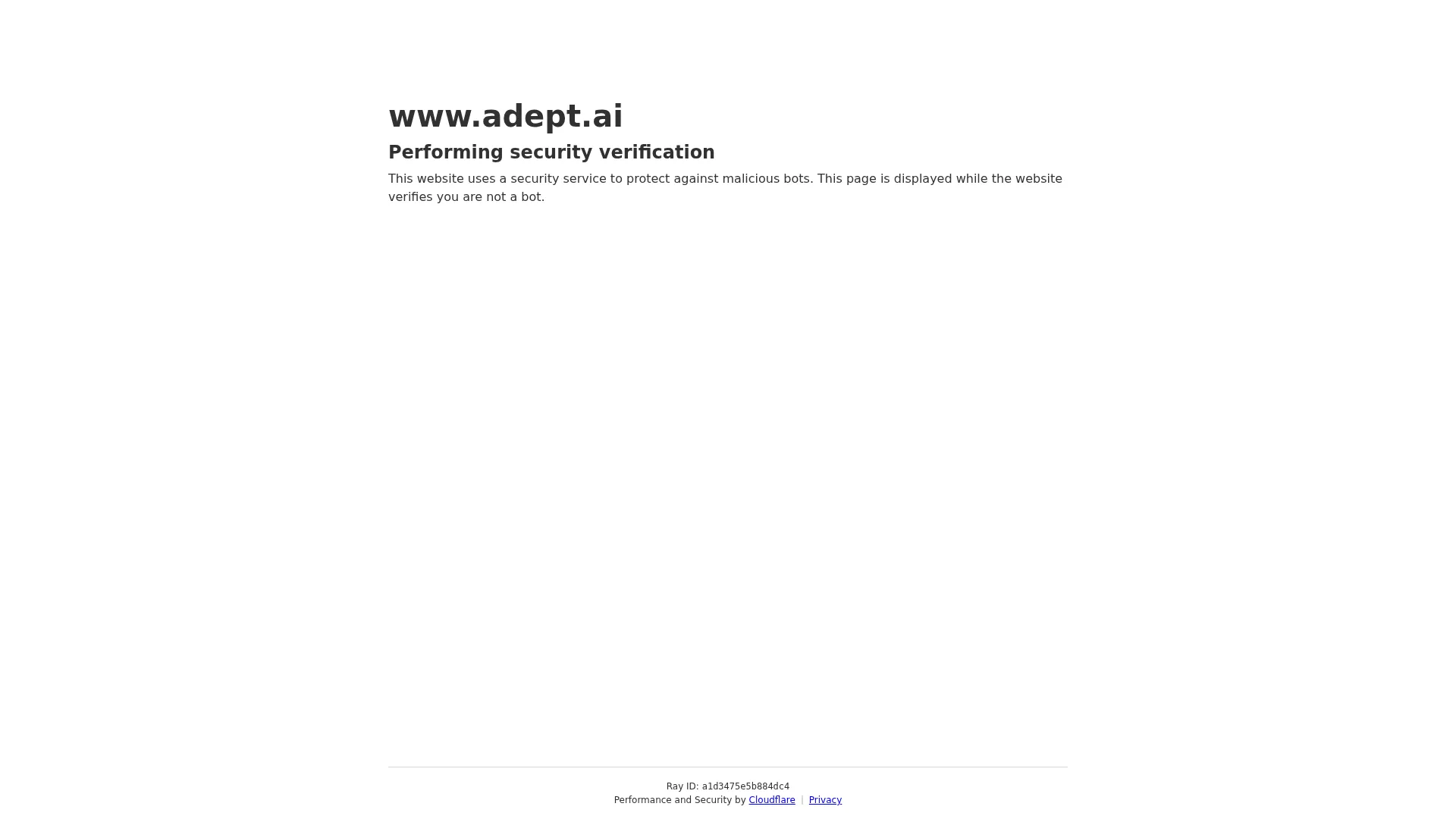 Adept: AI that powers the workforce screenshot