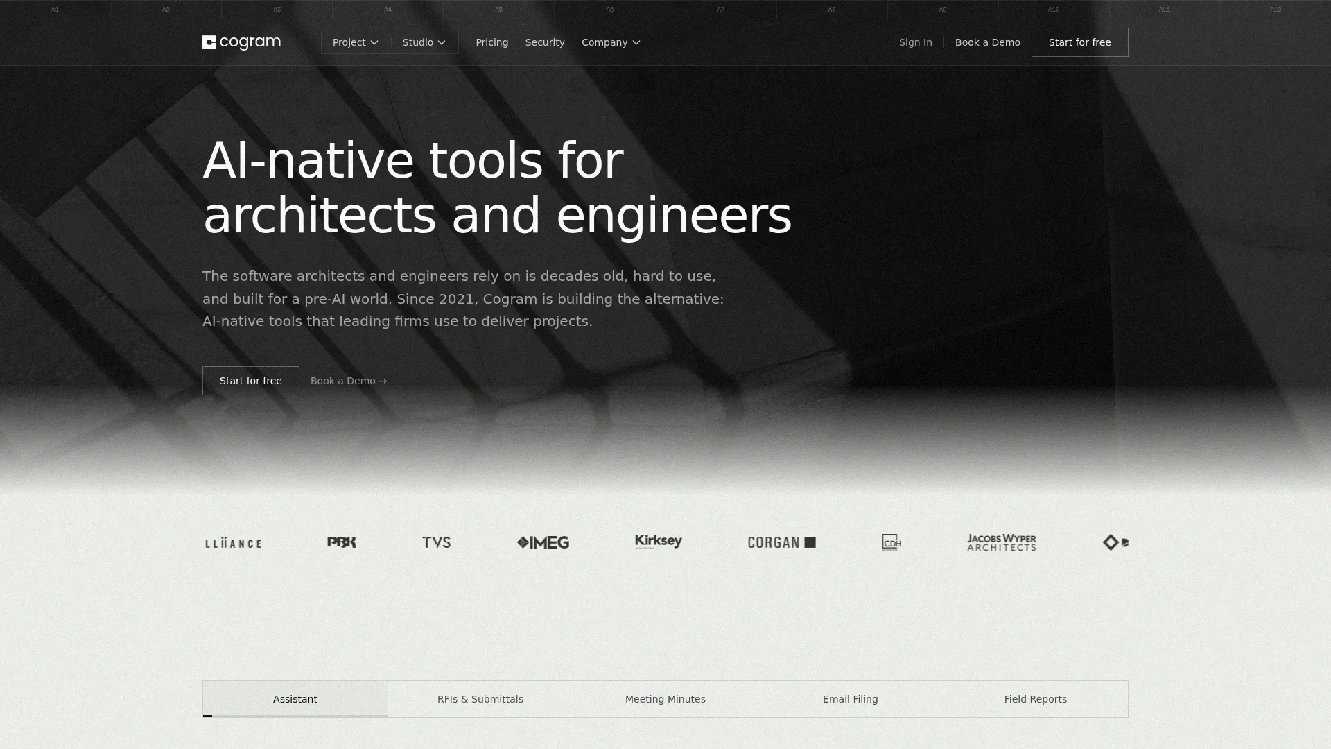 Cogram — The AI Platform for Architects and Engineers screenshot