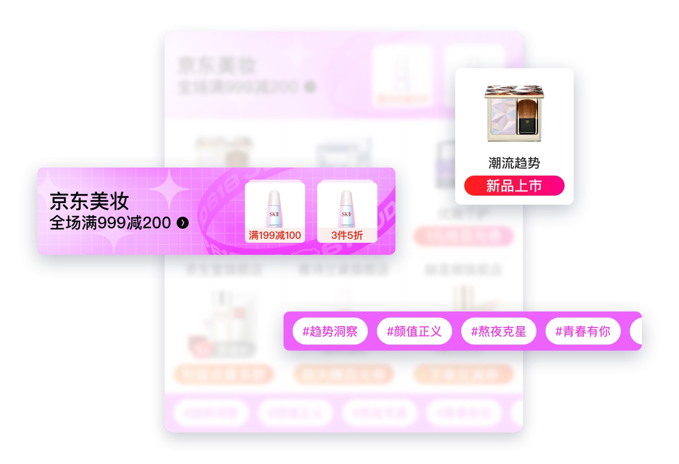 组件识别示意