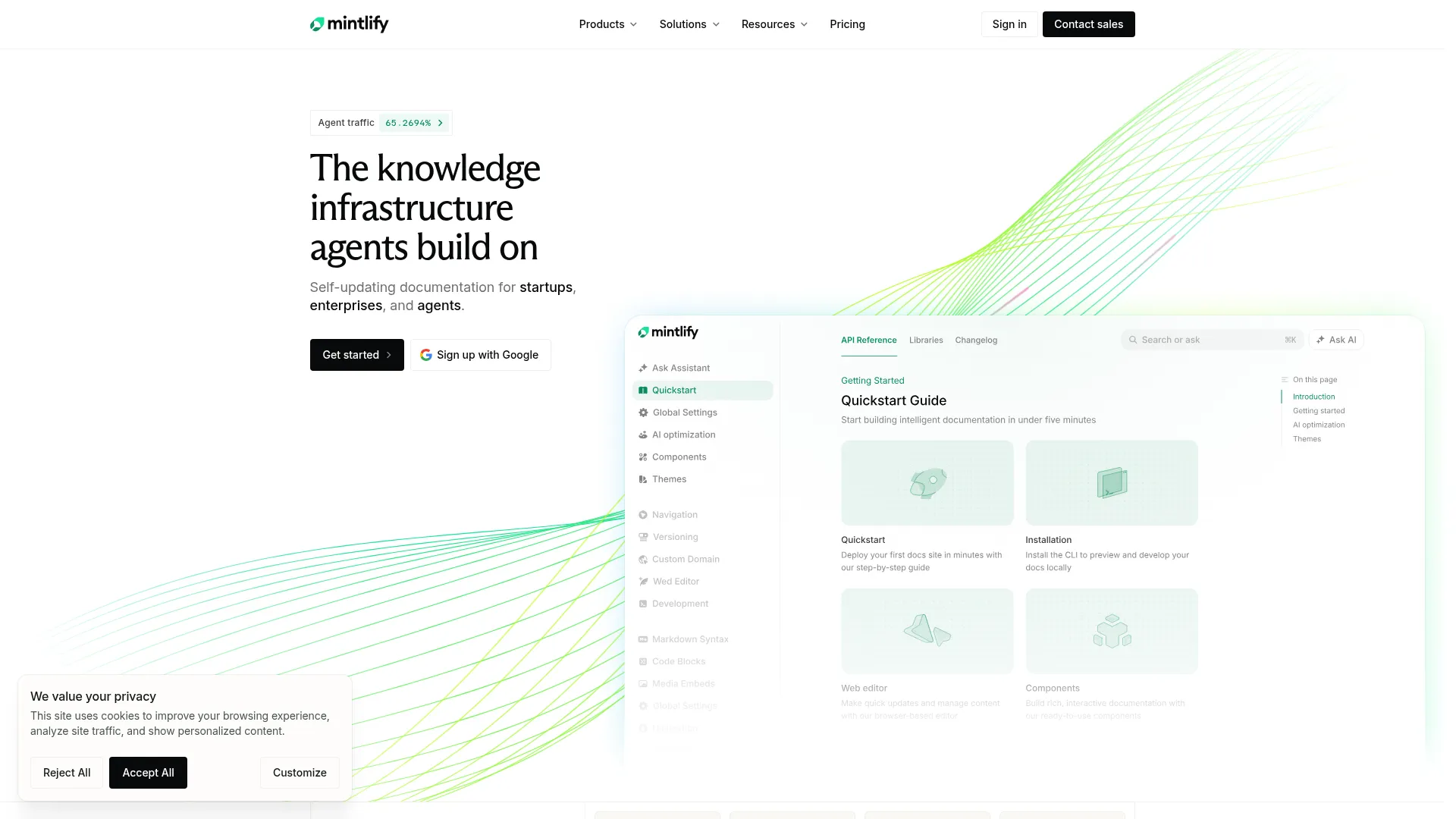 Mintlify — The documentation you want screenshot