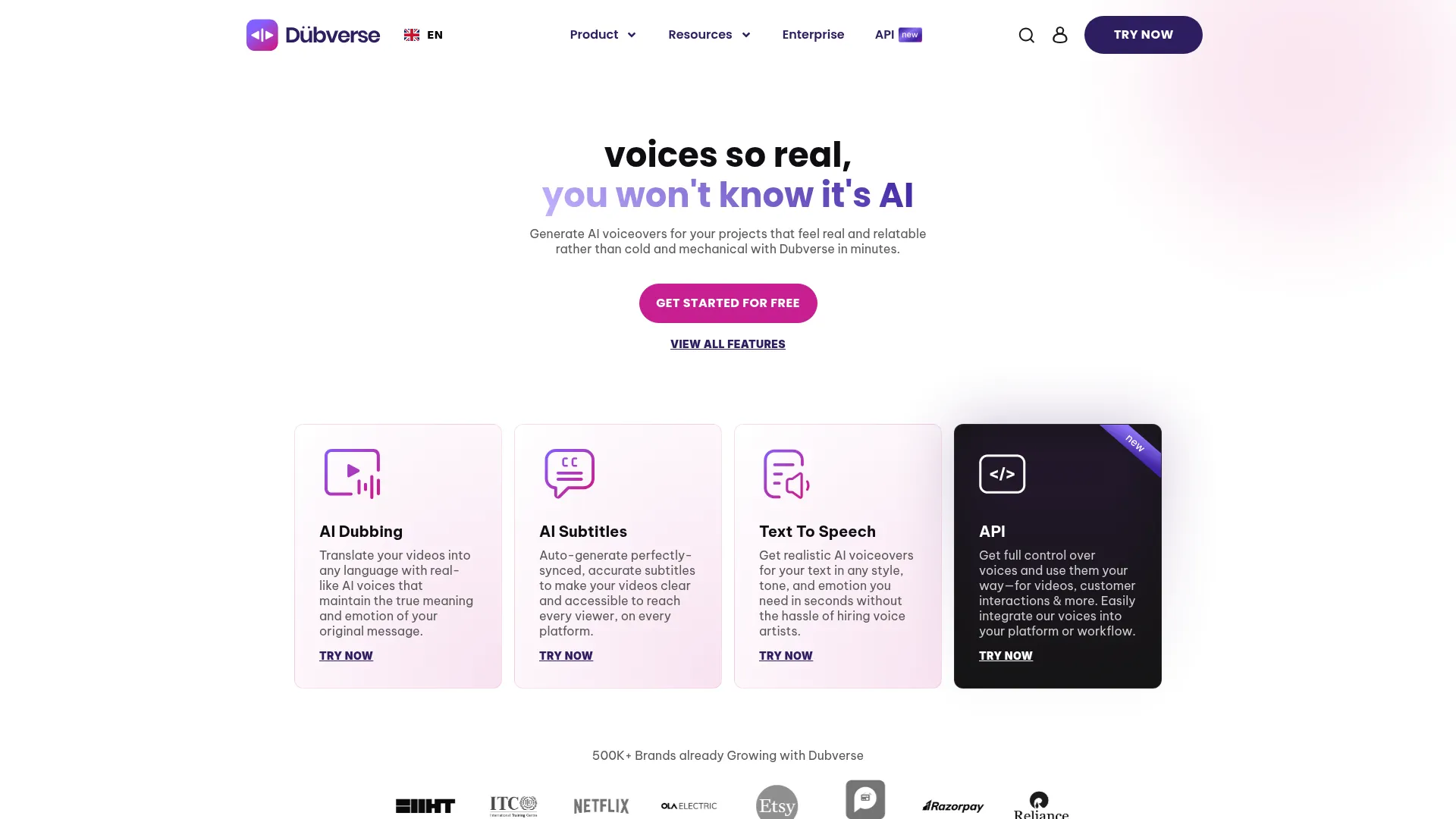 Dubverse: AI Video Dubbing, AI Text to Speech, AI Subtitles screenshot