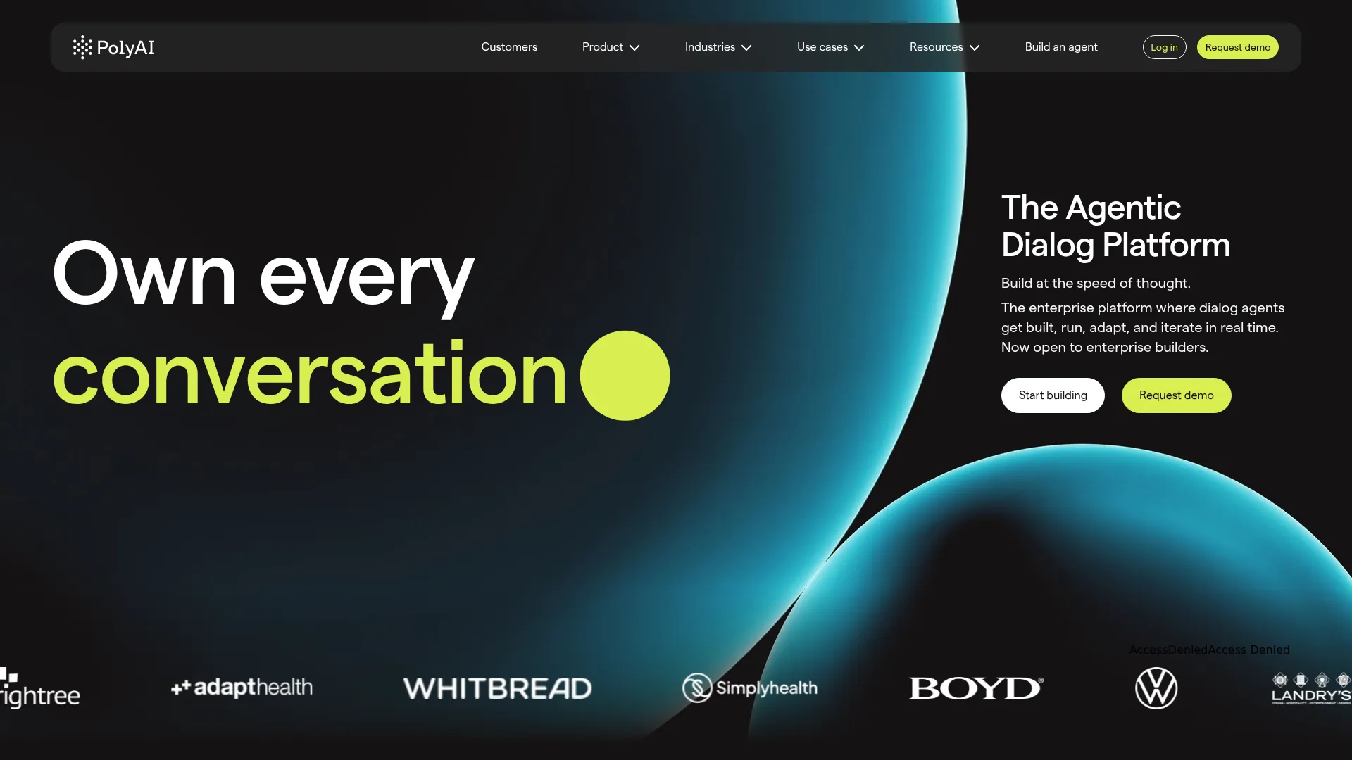 PolyAI: The world's most lifelike voice AI agents screenshot