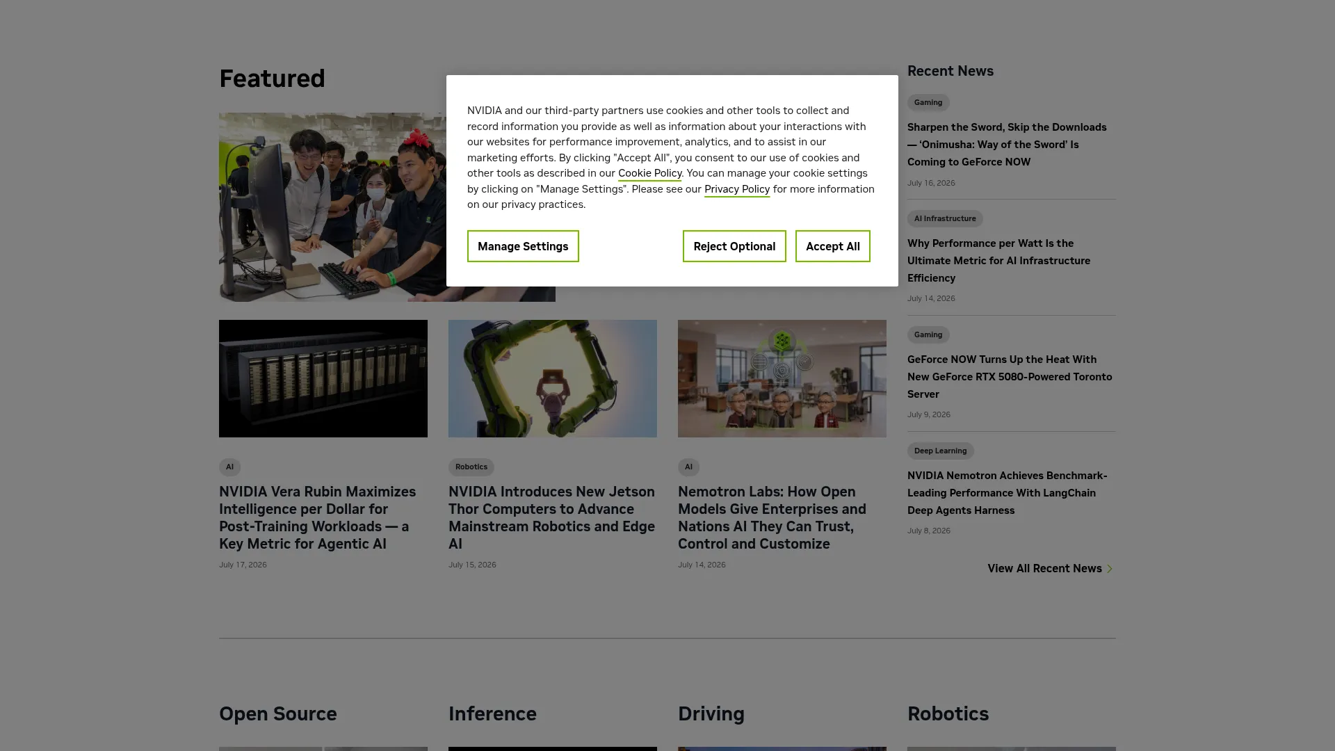 NVIDIA Blog screenshot