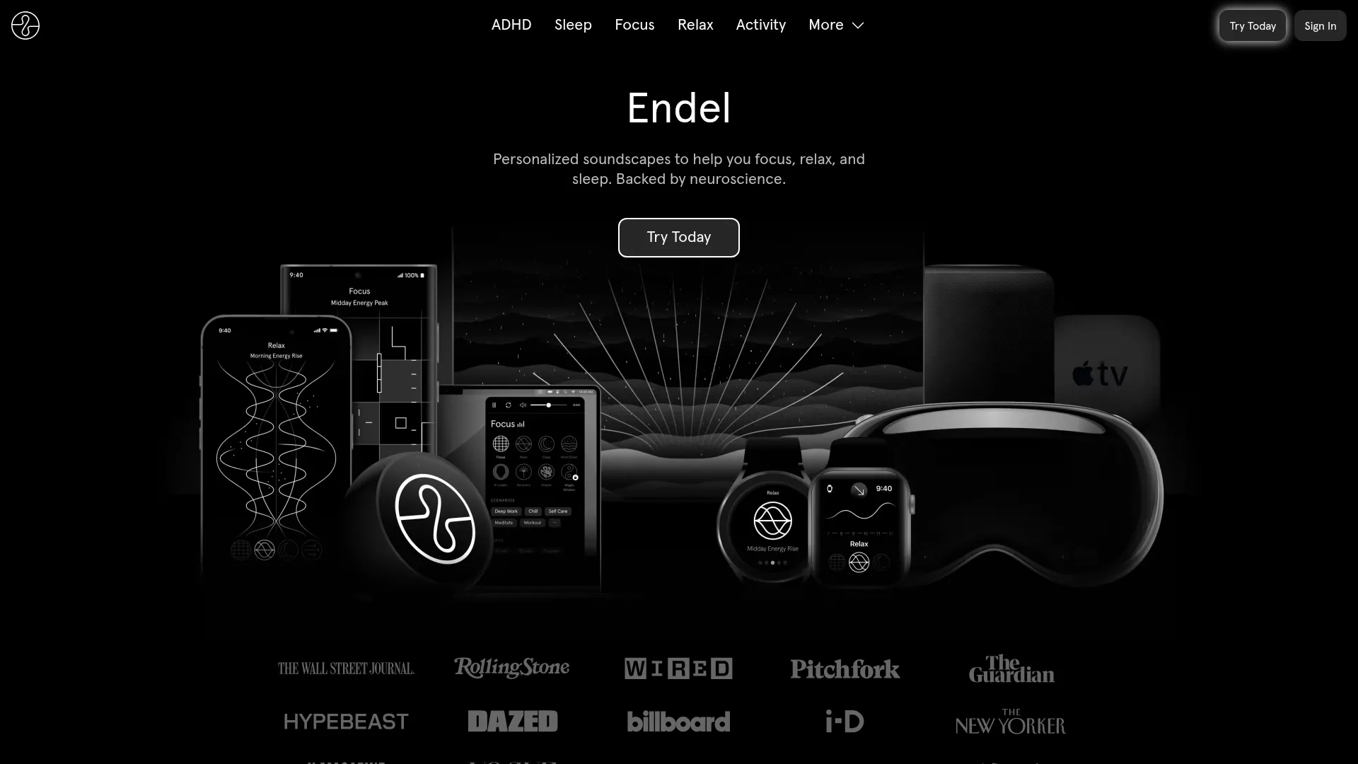 Endel - Focus, Relax and Sleep screenshot