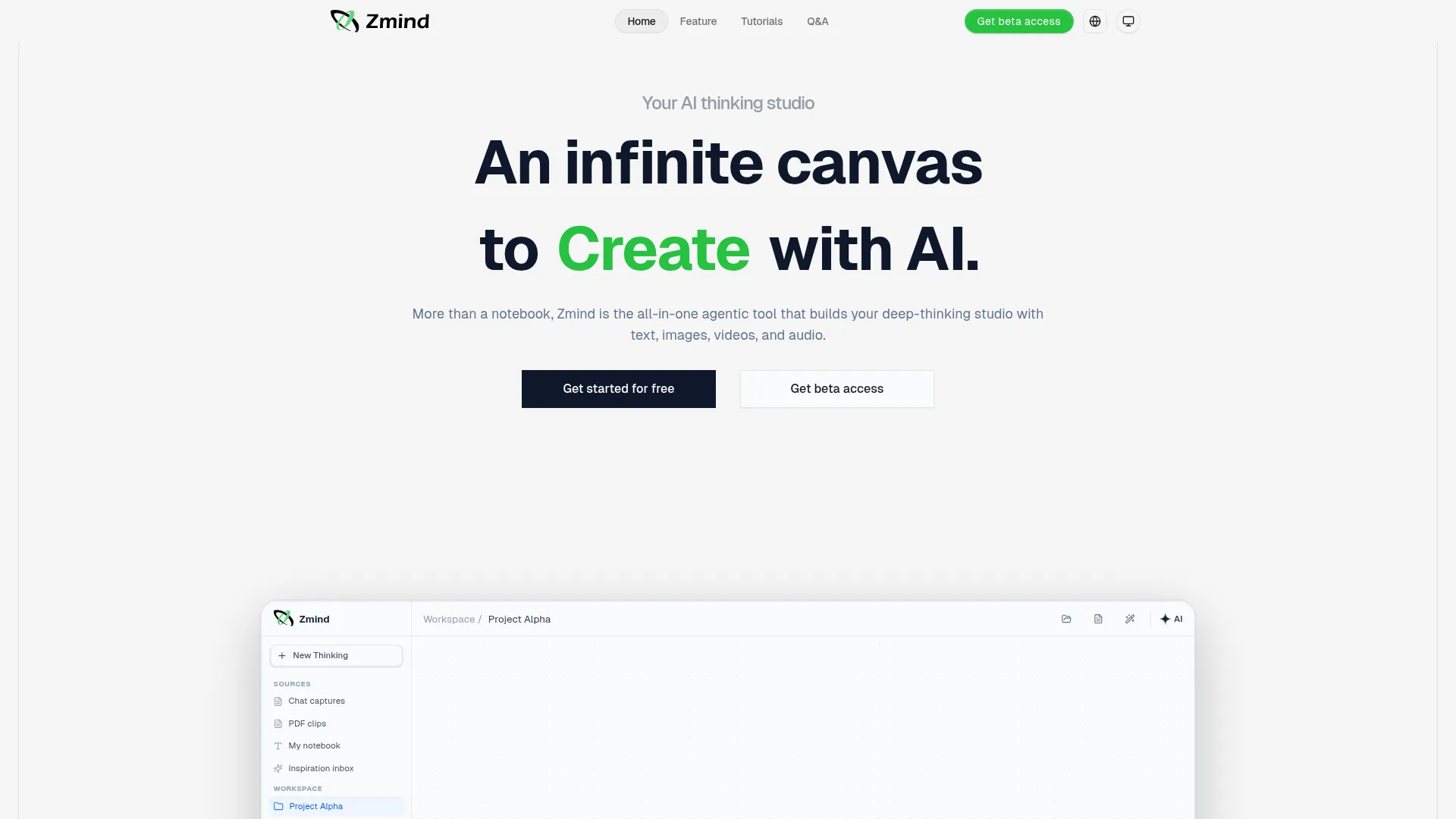 Zmind screenshot