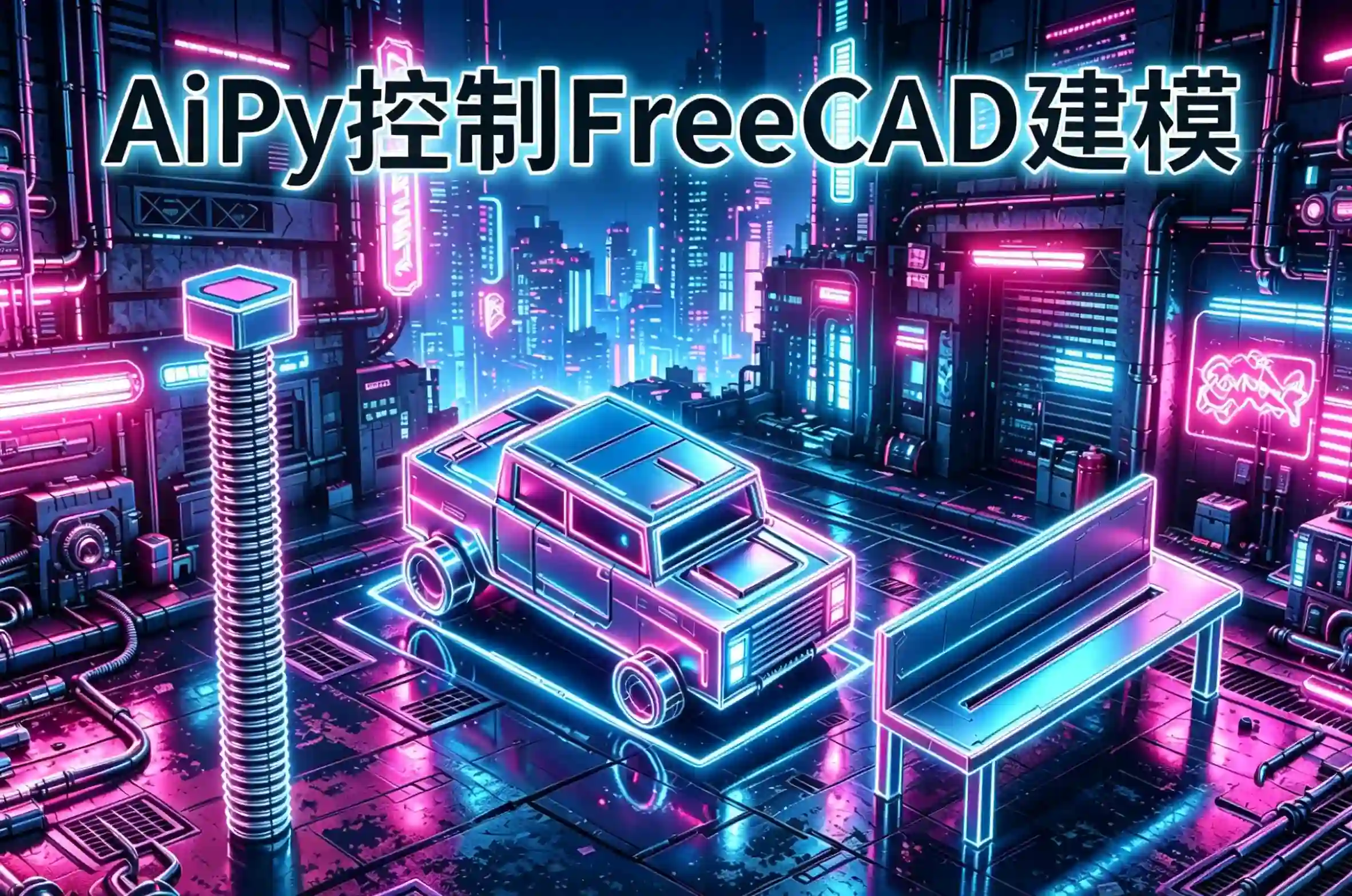 AiPy 控制 FreeCAD 自动建模