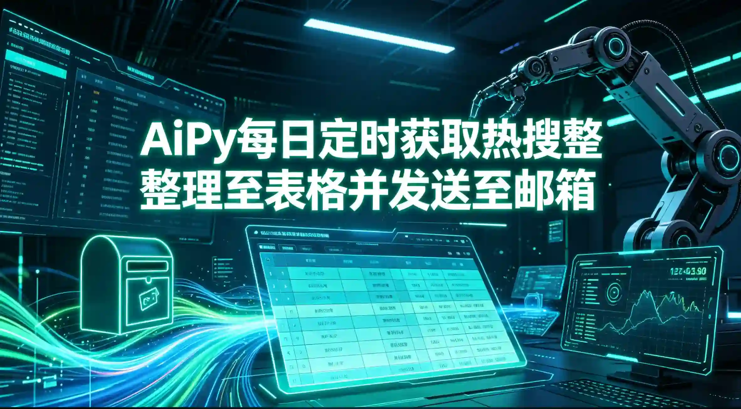 AiPy 定时获取数据并发送邮件