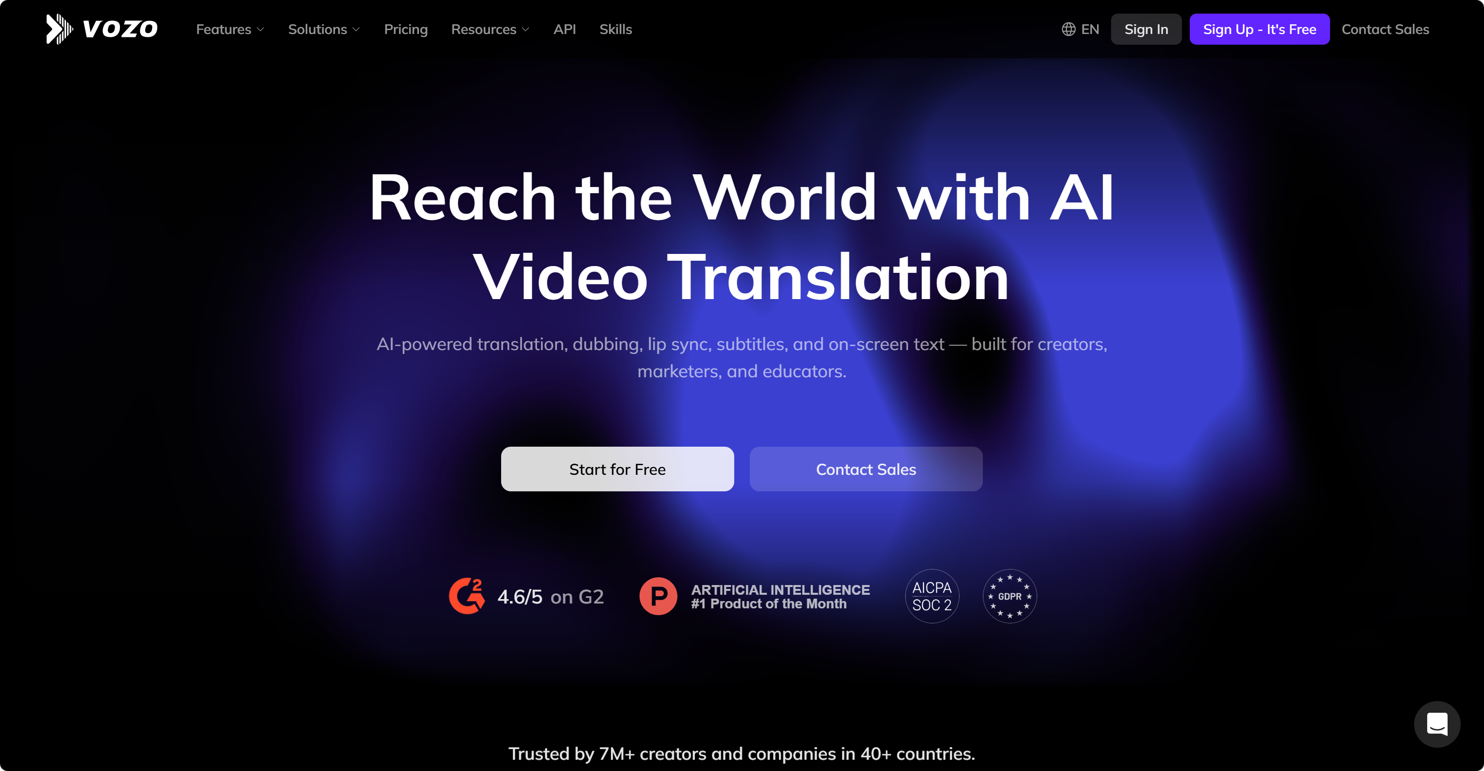 Vozo AI Video Translator, Dubbing & Lip Sync FREE screenshot