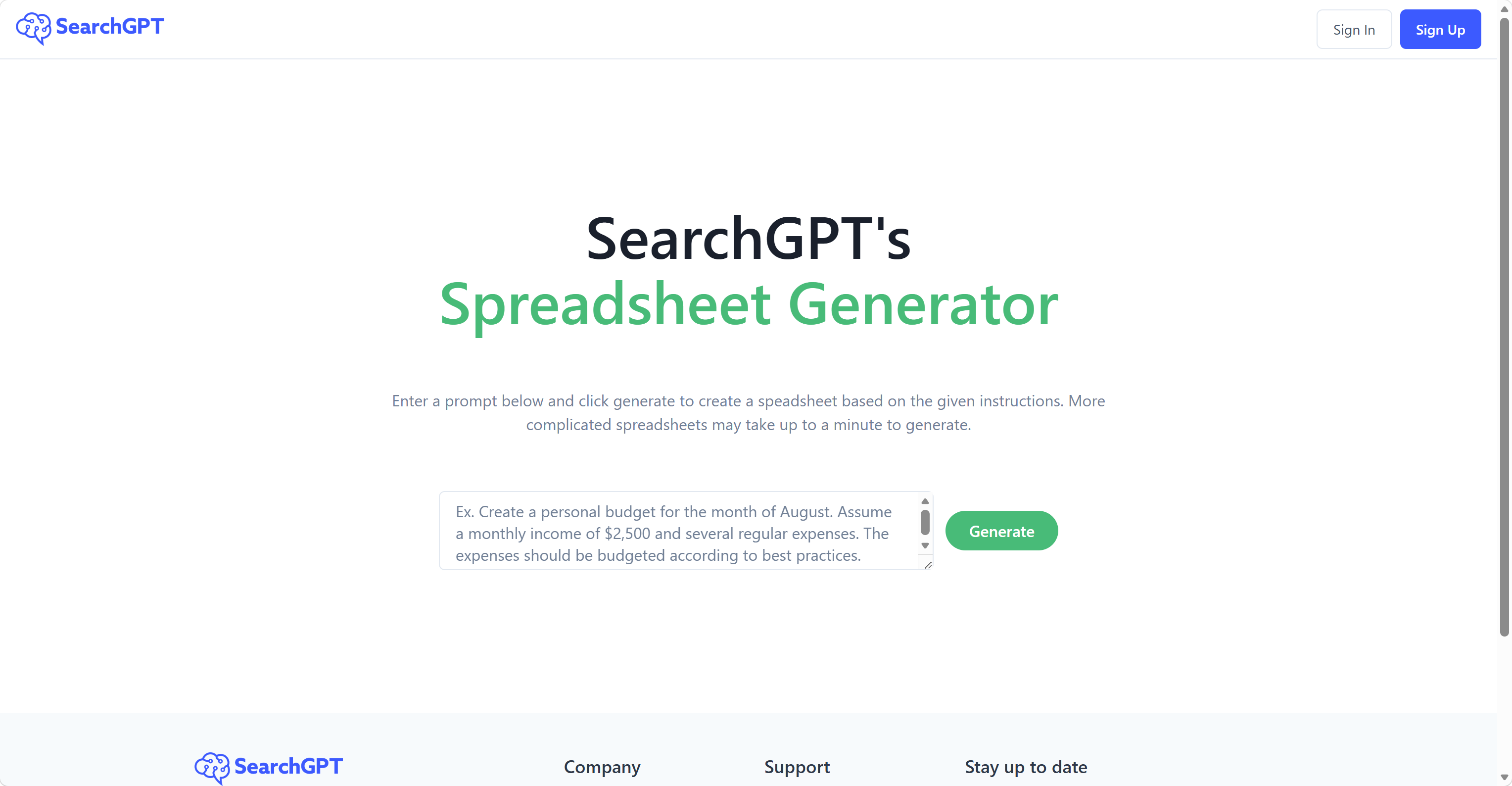 SearchGPT screenshot